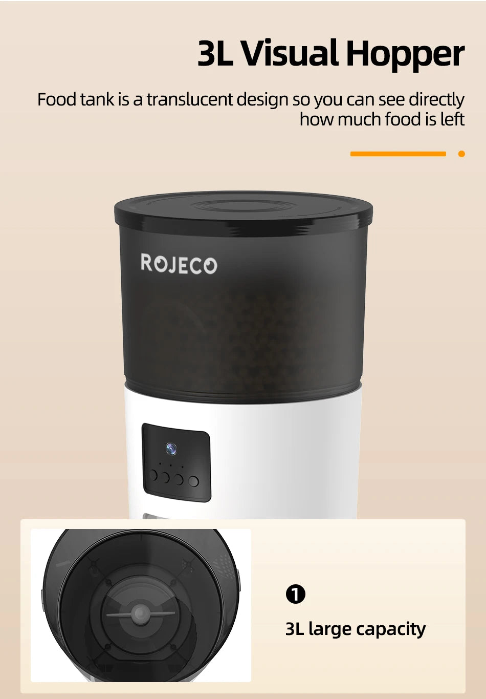 ROJECO Smart Pet Feeder — additional view
