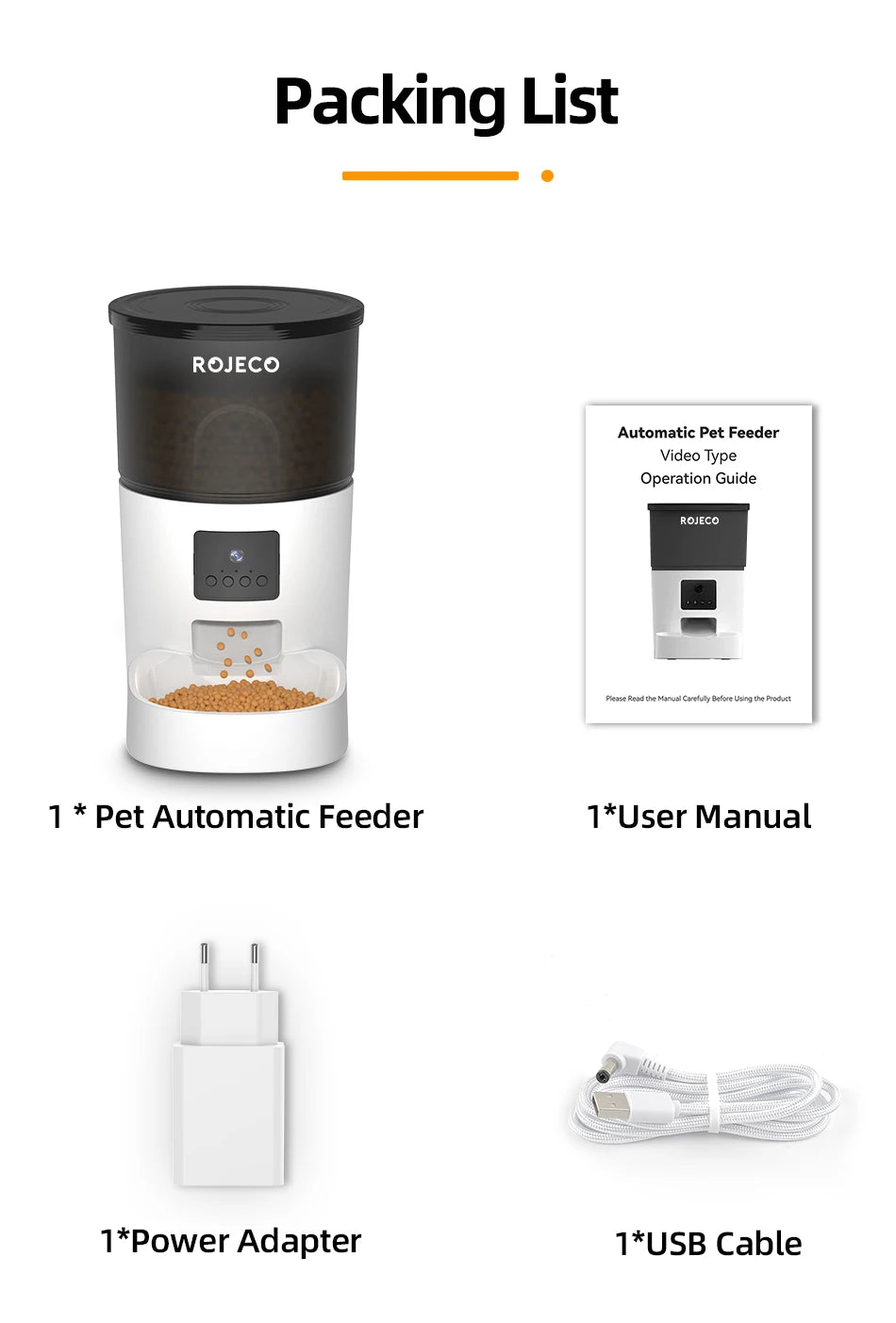 ROJECO Smart Pet Feeder — additional view