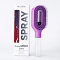 2-in-1 Scalp Massage Detangling Brush | Spray Mist Hairbrush for Frizz-Free, Smooth Hair